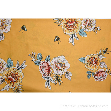 Wholesale Insect Flowers Pattern Printed Fabrics